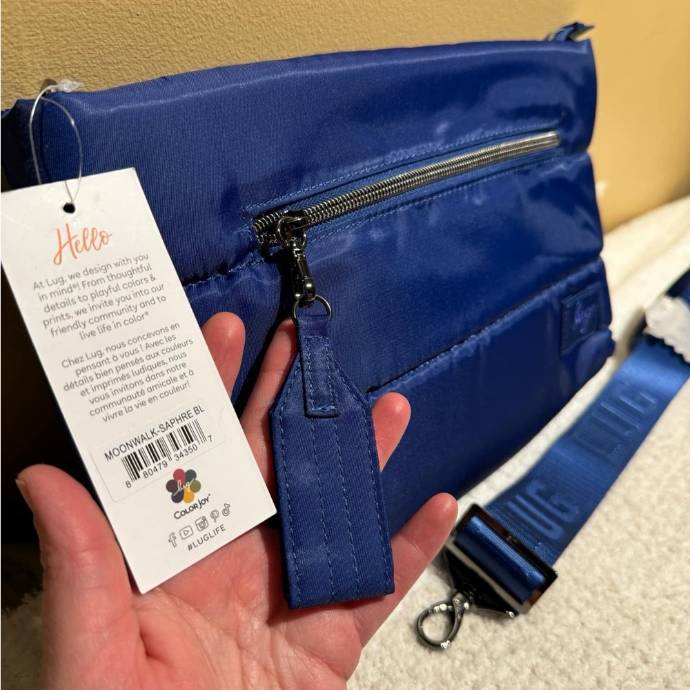 NWT Lug Moonwalk Crossbody Bag (Sapphire)
